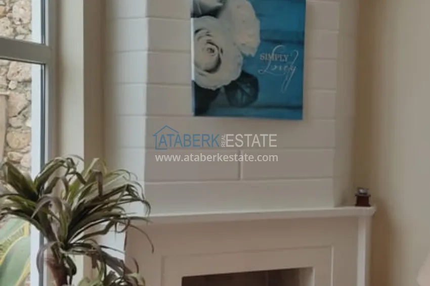 Purchase  Two-storey furnished villa with panoramic views in Alanya Kargicak 3 