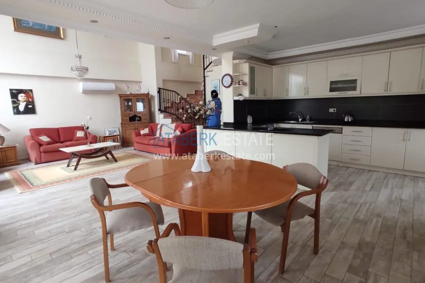 Purchase  Two-storey furnished villa with panoramic views in Alanya Kargicak 4 