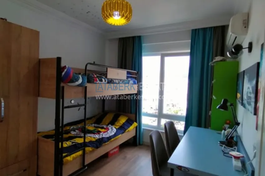 Purchase Apartment 2 + 1 with the author's interior and sea views in the area open for residence permit, Cikcilli - Alanya 13