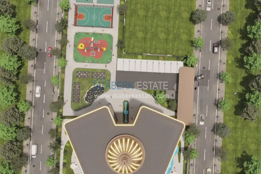 New project under construction. Apartments in Gazipasa from the developer 12 