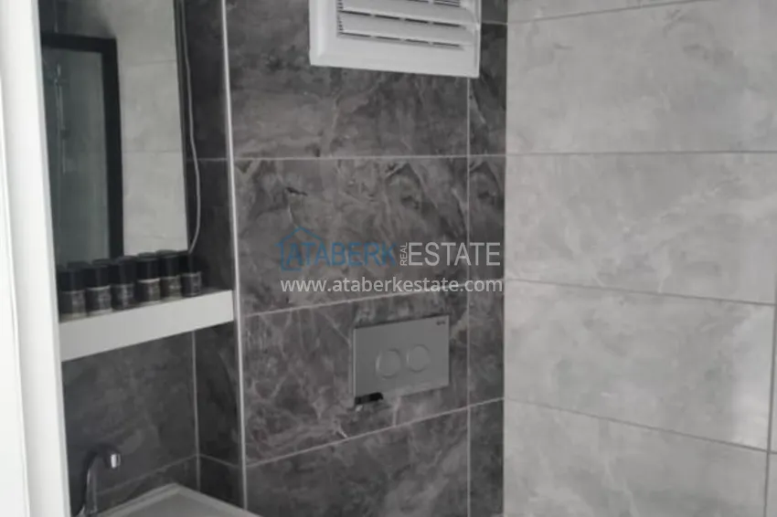 Purchase  2+1 duplex penthouse partially furnished with sea views, Oba district — Alanya. Suitable for a residence permit! 17 