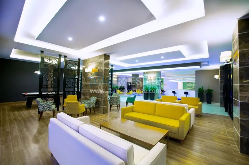 Apartment 2 + 1 with a separate kitchen in a premium complex, Tosmur area - Alanya 14 