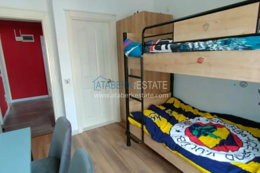 Purchase Apartment 2 + 1 with the author's interior and sea views in the area open for residence permit, Cikcilli - Alanya 14