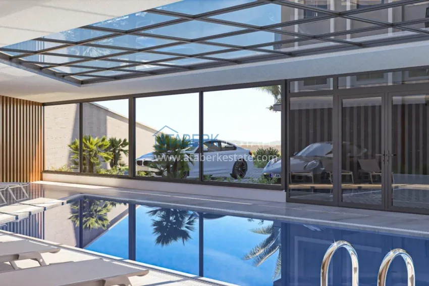 View apartment 1+1 from an investor in a complex under construction, Avsallar district - Alanya 13 