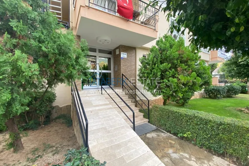 Apartment 1 + 1 with furniture and mountain views in a complex with infrastructure, the center of Alanya 15 