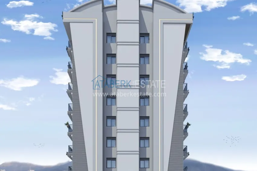 The complex under construction in the center of Antalya is Muratpasa district, Yildiz. Renovation project 5 