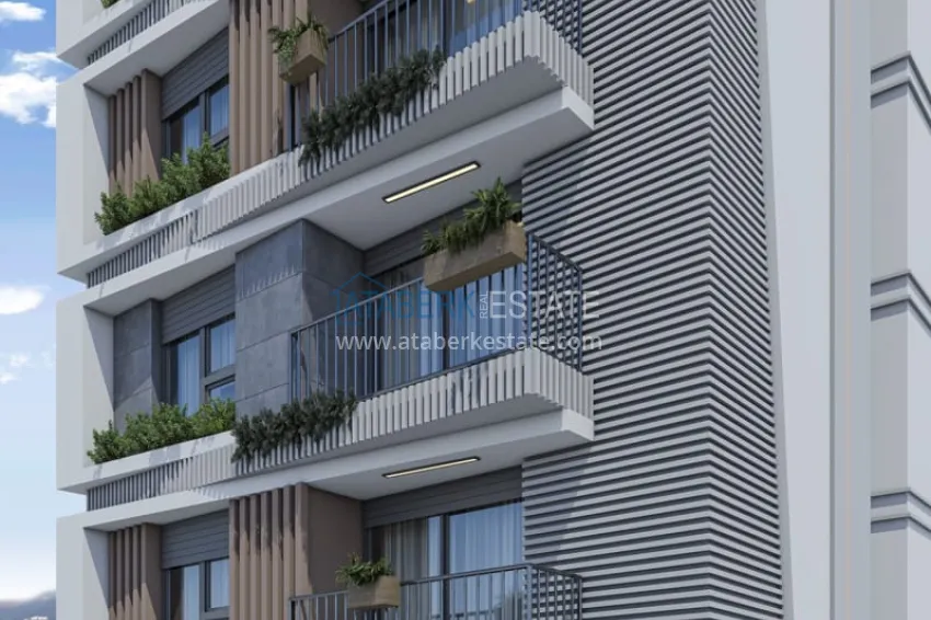 The complex under construction in the center of Antalya is Muratpasa district, Yildiz. Renovation project 6 