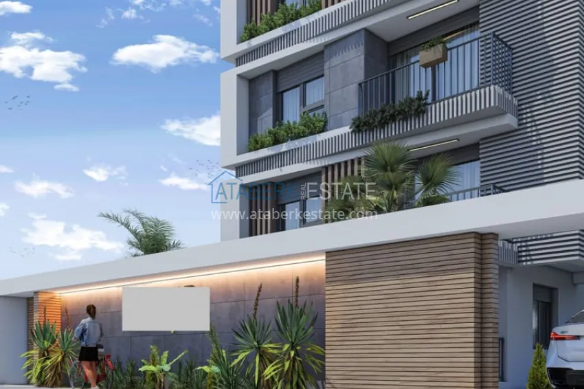 The complex under construction in the center of Antalya is Muratpasa district, Yildiz. Renovation project 7 