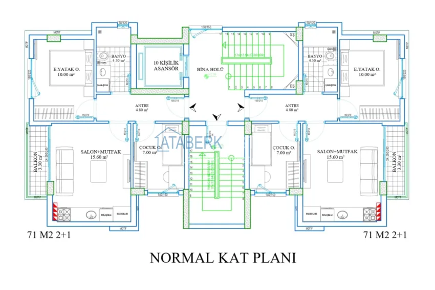 Buy cheap The complex under construction in the center of Antalya is Muratpasa district, Yildiz. Renovation project 4 