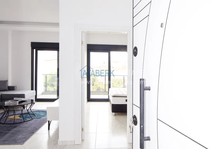 Purchase  1+1 apartment in Alanya, Oba district - with new furniture and mountain views  1 