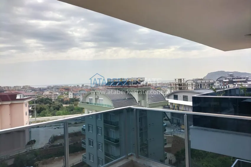 Purchase  2+1 duplex penthouse partially furnished with sea views, Oba district — Alanya. Suitable for a residence permit! 20 
