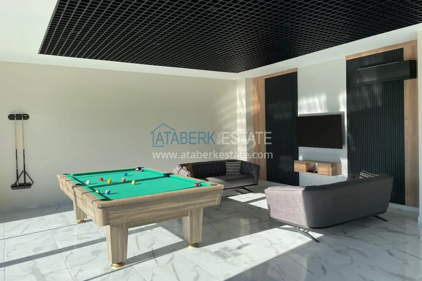 Apartment 1+1 furnished in a complex with infrastructure, Oba district, Alanya 11 