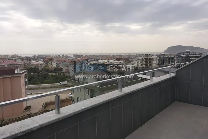 Purchase  2+1 duplex penthouse partially furnished with sea views, Oba district — Alanya. Suitable for a residence permit! 21 