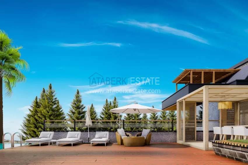 Private villa complex under construction in Kargicak 16 