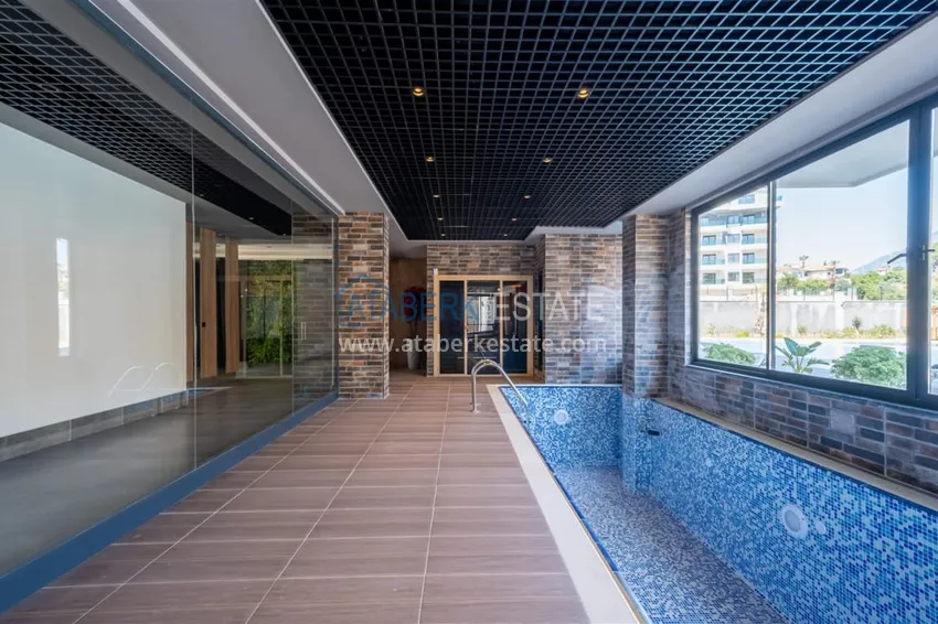 Apartment 1+1 furnished in a complex with infrastructure, Oba district, Alanya 14 