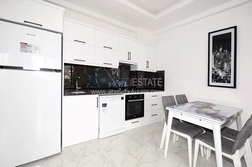 Purchase  1+1 apartment in Alanya, Oba district - with new furniture and mountain views  5 
