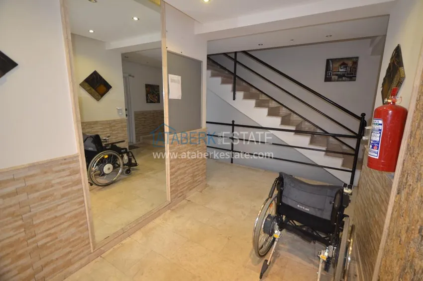 Apartment 1 + 1 with furniture and mountain views in a complex with infrastructure, the center of Alanya 20 