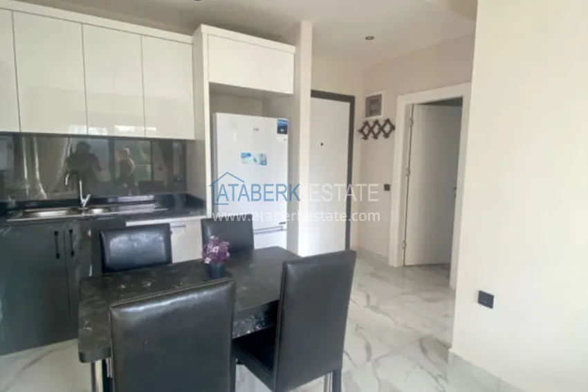 Purchase  Apartment 1+1 furnished in a complex with infrastructure, Oba district, Alanya 1 