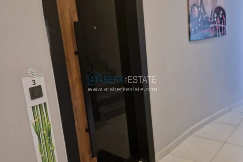 Purchase  Apartment 1 + 1 furnished in a complex with infrastructure, Tosmur area - Alanya 1 