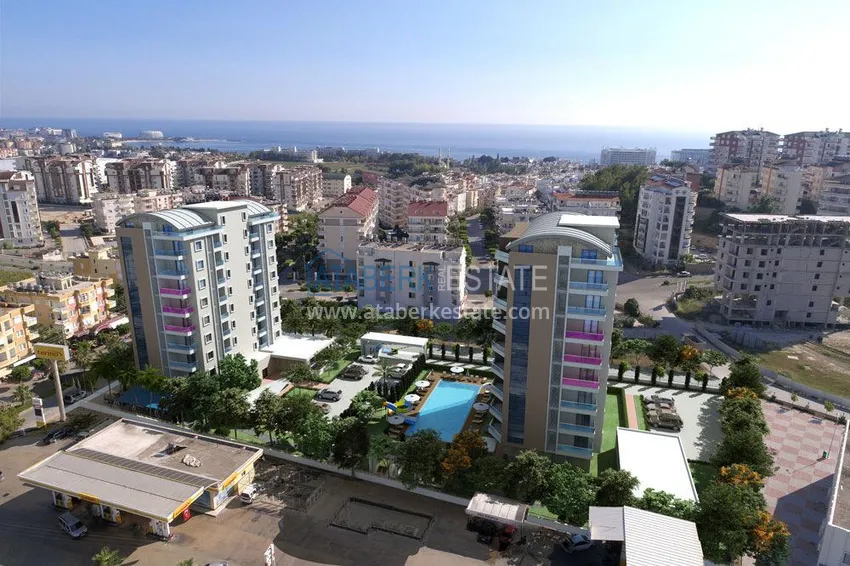 1+1 apartment for seasonal rent in Avsallar in a premium B19 complex 1