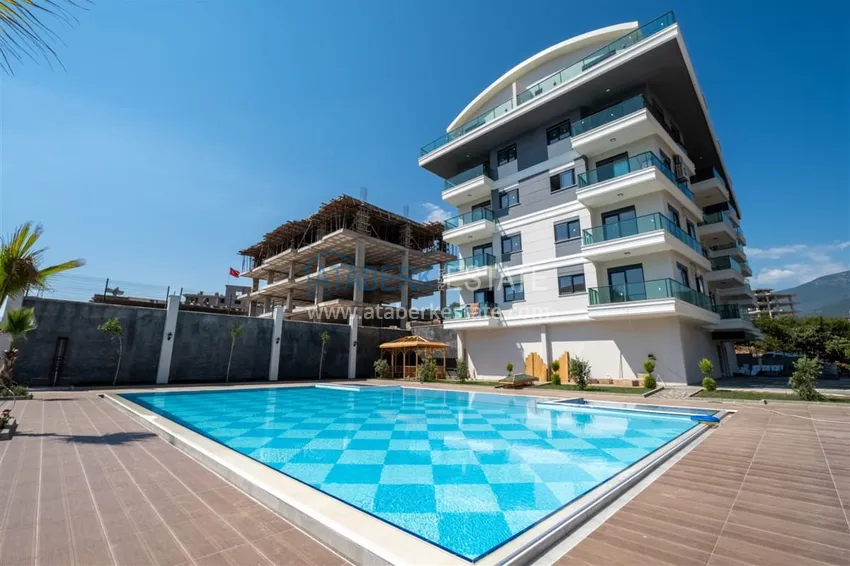 Apartment 1+1 furnished in a complex with infrastructure, Oba district, Alanya 1 