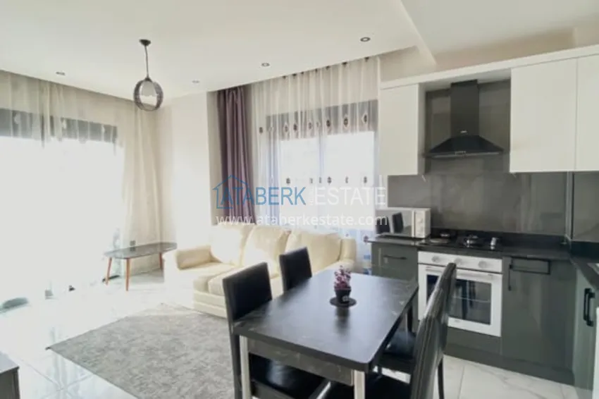 Purchase  Apartment 1+1 furnished in a complex with infrastructure, Oba district, Alanya 2 