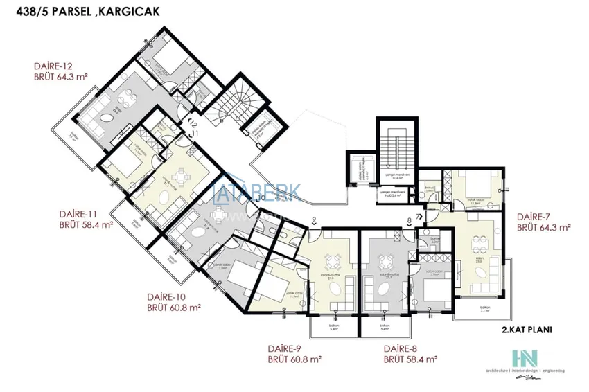 Buy cheap Apartments by the sea from the developer — second coastal one, Kargicak, Alanya 3 