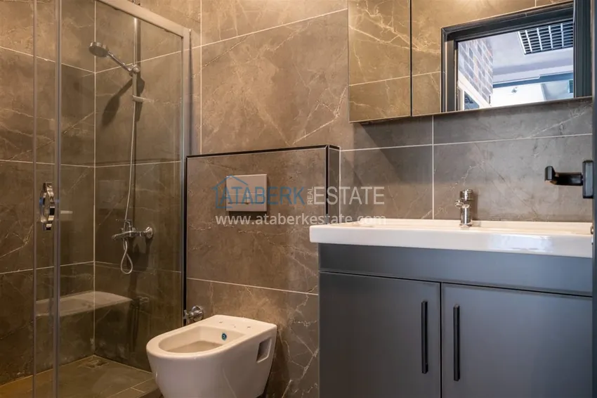 Apartment 1+1 furnished in a complex with infrastructure, Oba district, Alanya 16 