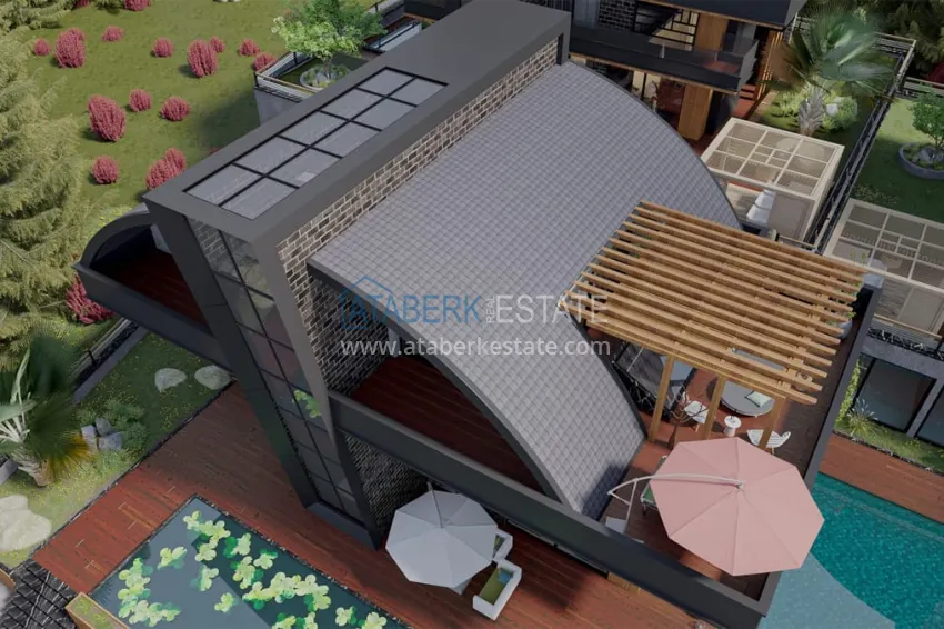 Private villa complex under construction in Kargicak 21 