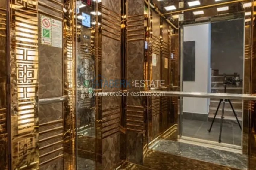 Apartment 1+1 furnished in a complex with infrastructure, Oba district, Alanya 17 