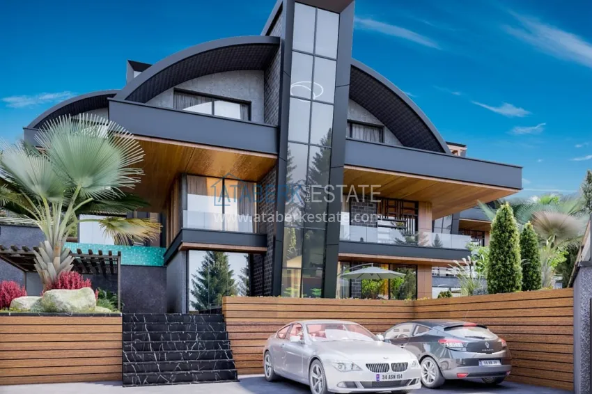 Private villa complex under construction in Kargicak 22 