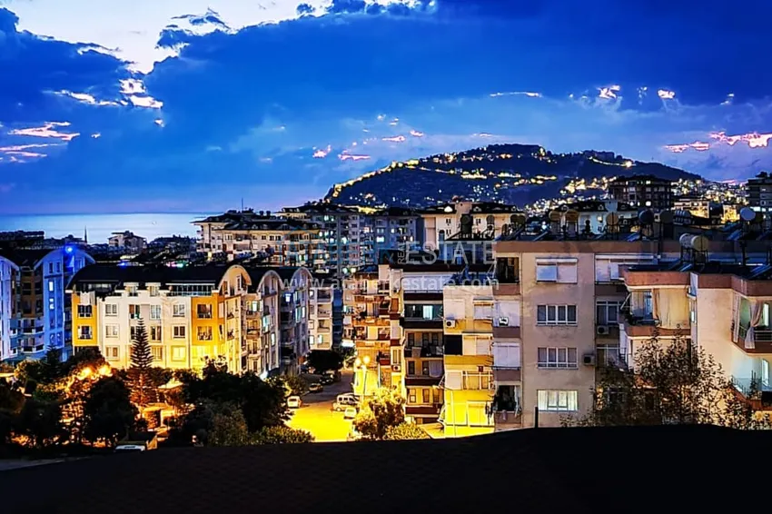 Purchase Apartment 2 + 1 with the author's interior and sea views in the area open for residence permit, Cikcilli - Alanya 25