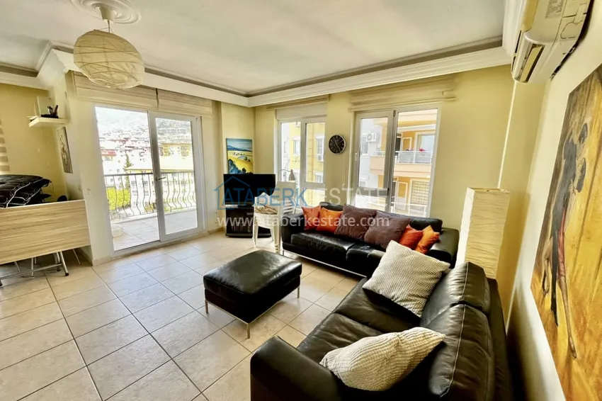 Purchase  Apartment 1 + 1 with furniture and mountain views in a complex with infrastructure, the center of Alanya 2 