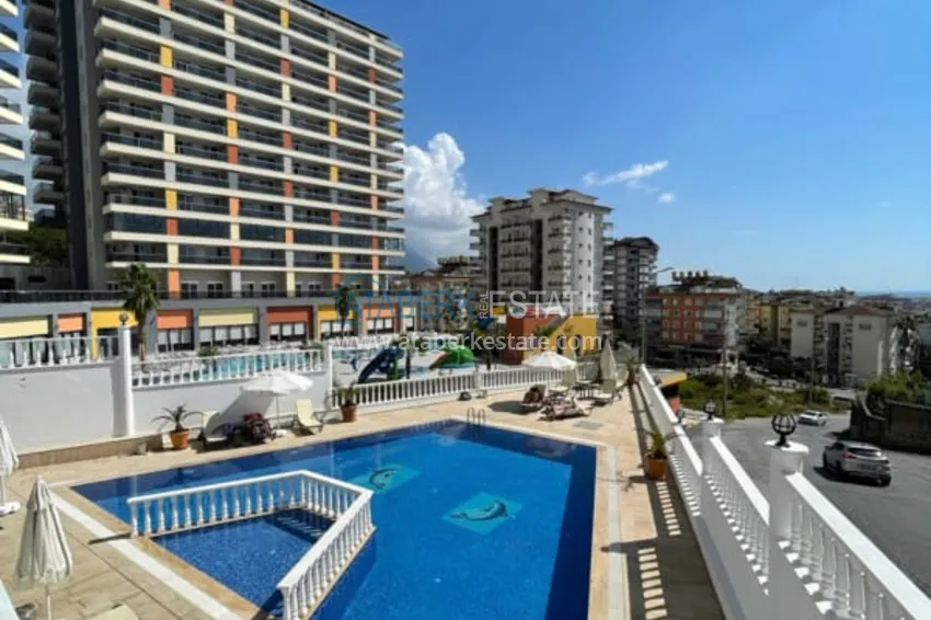 Apartment 2 + 1 with the author's interior and sea views in the area open for residence permit, Cikcilli - Alanya 2