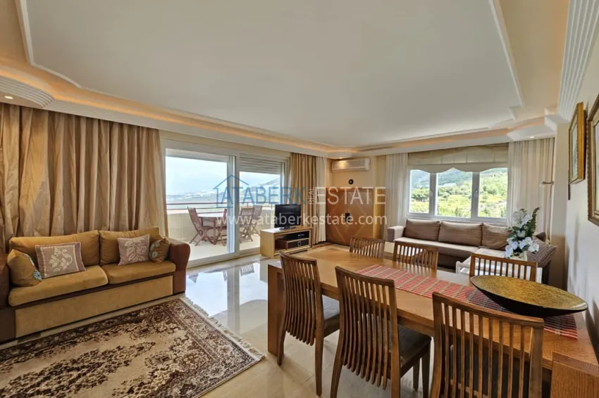 Purchase Apartment 3+1 with furniture and panoramic views of the sea and mountains, Mahmutlar district — Alanya 4 