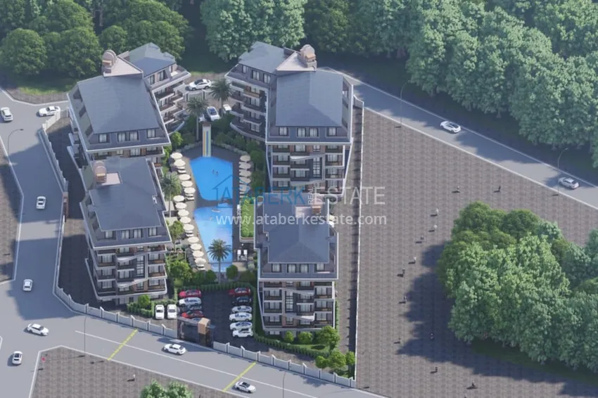 🔥 Our project! Inexpensive investment property without intermediaries under construction in Oba, Alanya 4 