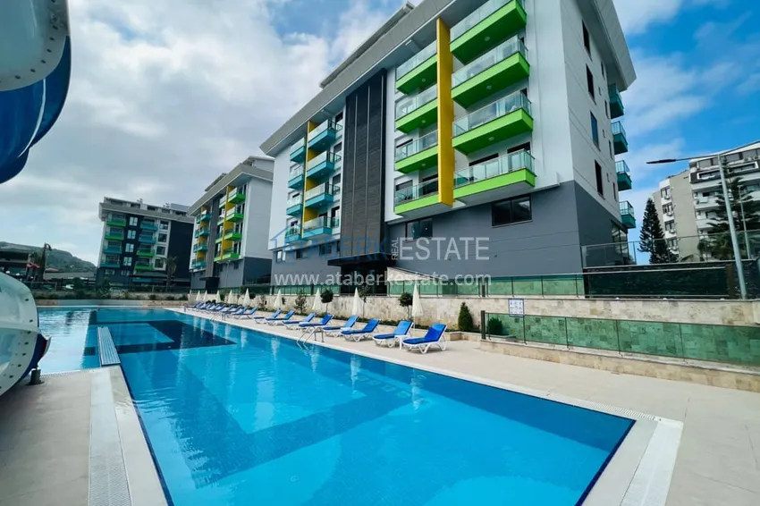 2+1 penthouse duplex with mountain views in a comfort-class complex, Kargicak district — Alanya 2