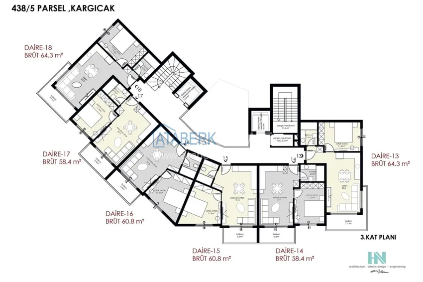 Buy cheap Apartments by the sea from the developer — second coastal one, Kargicak, Alanya 4 