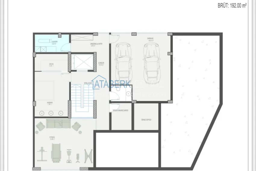 Buy cheap Private villa complex under construction in Kargicak 8 