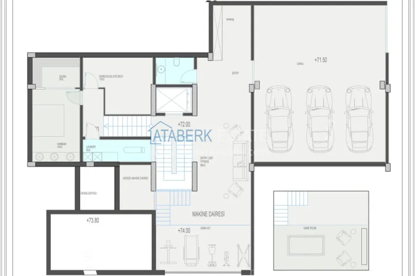 Buy cheap Private villa complex under construction in Kargicak 14 