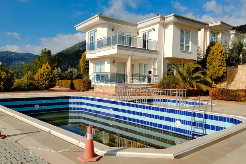 Villa 3 + 1 partially furnished with panoramic views, Bektas area - Alanya 1 
