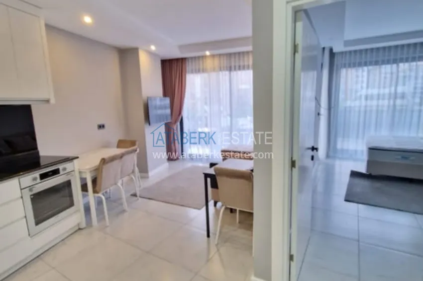 Purchase  Apartment 1 + 1 furnished in a complex with infrastructure, Tosmur area - Alanya 3 