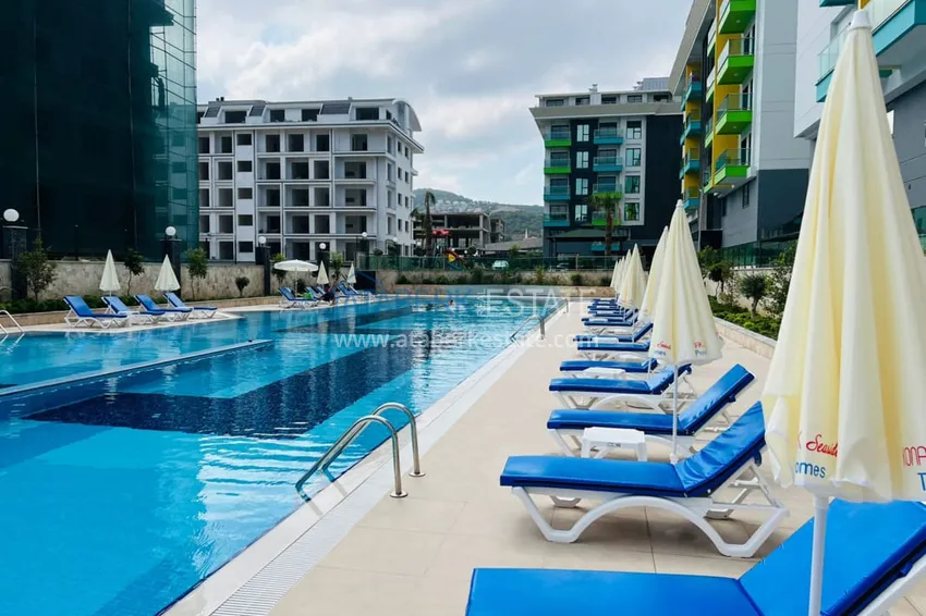 2+1 penthouse duplex with mountain views in a comfort-class complex, Kargicak district — Alanya 3