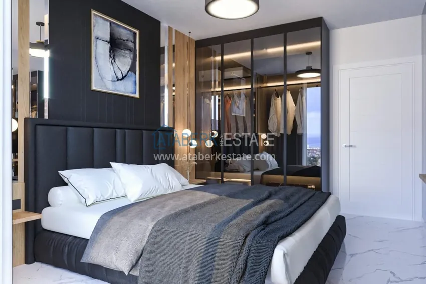 Purchase  View apartment 1+1 from an investor in a complex under construction, Avsallar district - Alanya 5 