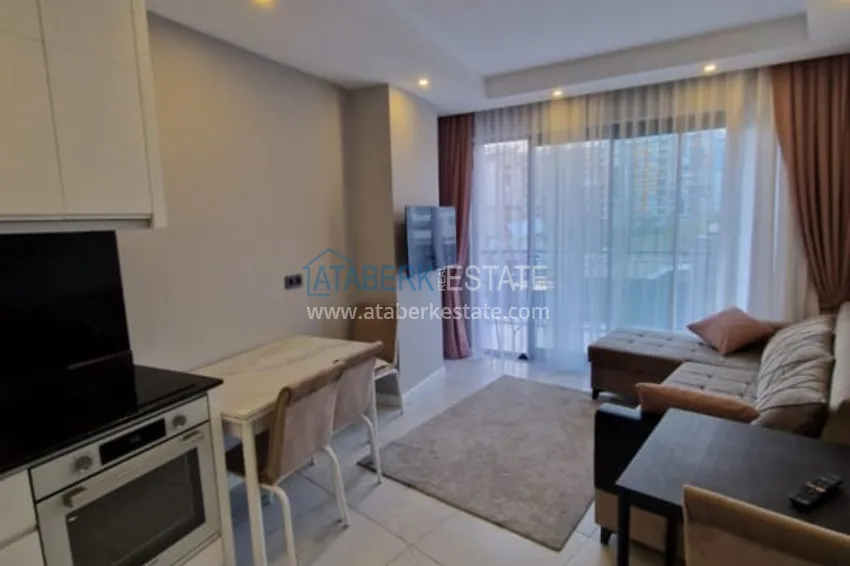 Purchase  Apartment 1 + 1 furnished in a complex with infrastructure, Tosmur area - Alanya 4 