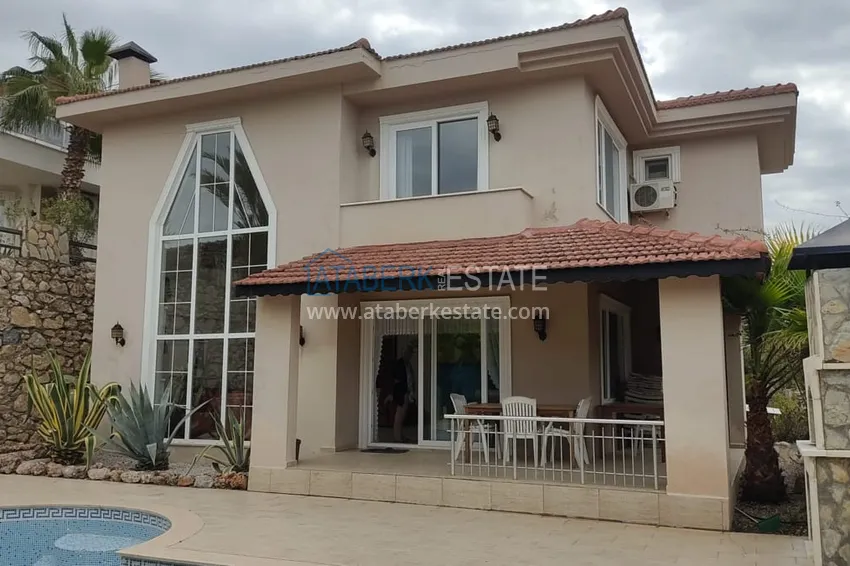 Two-storey furnished villa with panoramic views in Alanya Kargicak 4 
