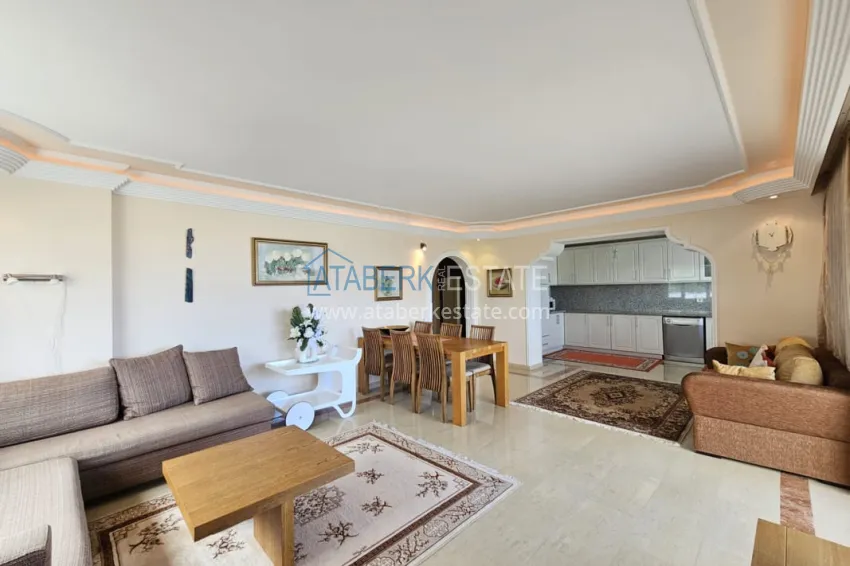 Purchase Apartment 3+1 with furniture and panoramic views of the sea and mountains, Mahmutlar district — Alanya 6 