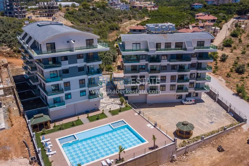 Apartment 1+1 furnished in a complex with infrastructure, Oba district, Alanya 4 