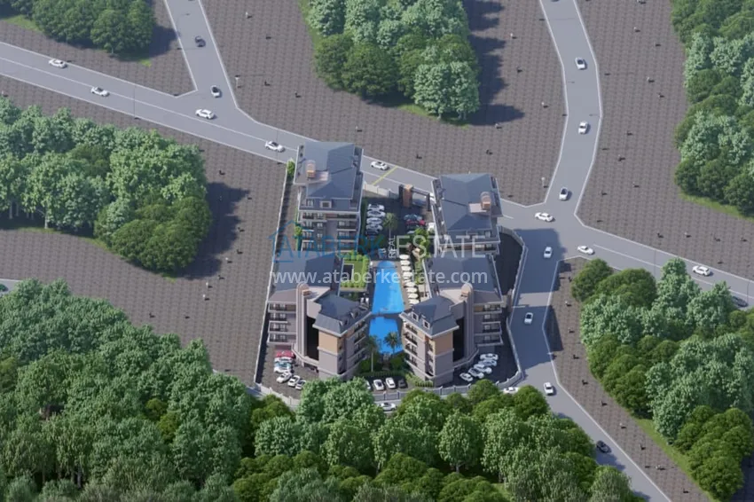 🔥 Our project! Inexpensive investment property without intermediaries under construction in Oba, Alanya 6 