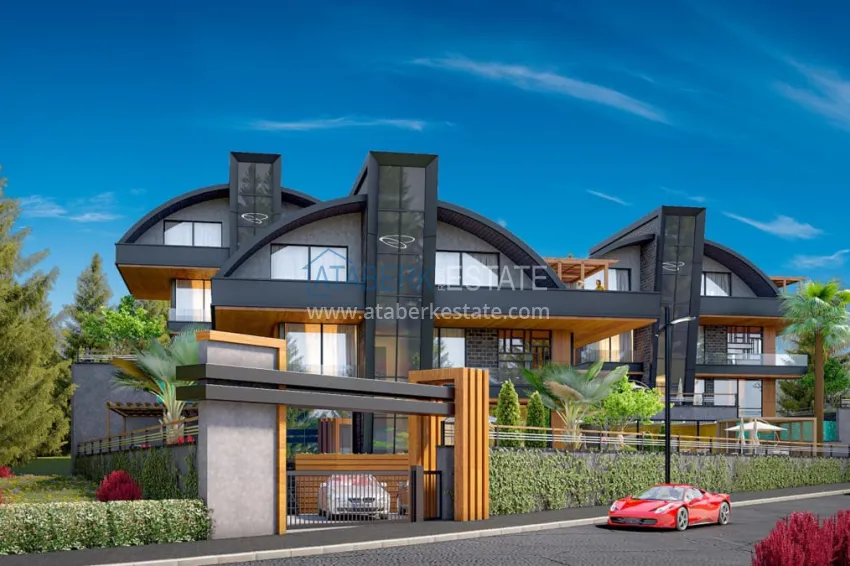 Private villa complex under construction in Kargicak 4 